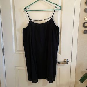 Black cami dress